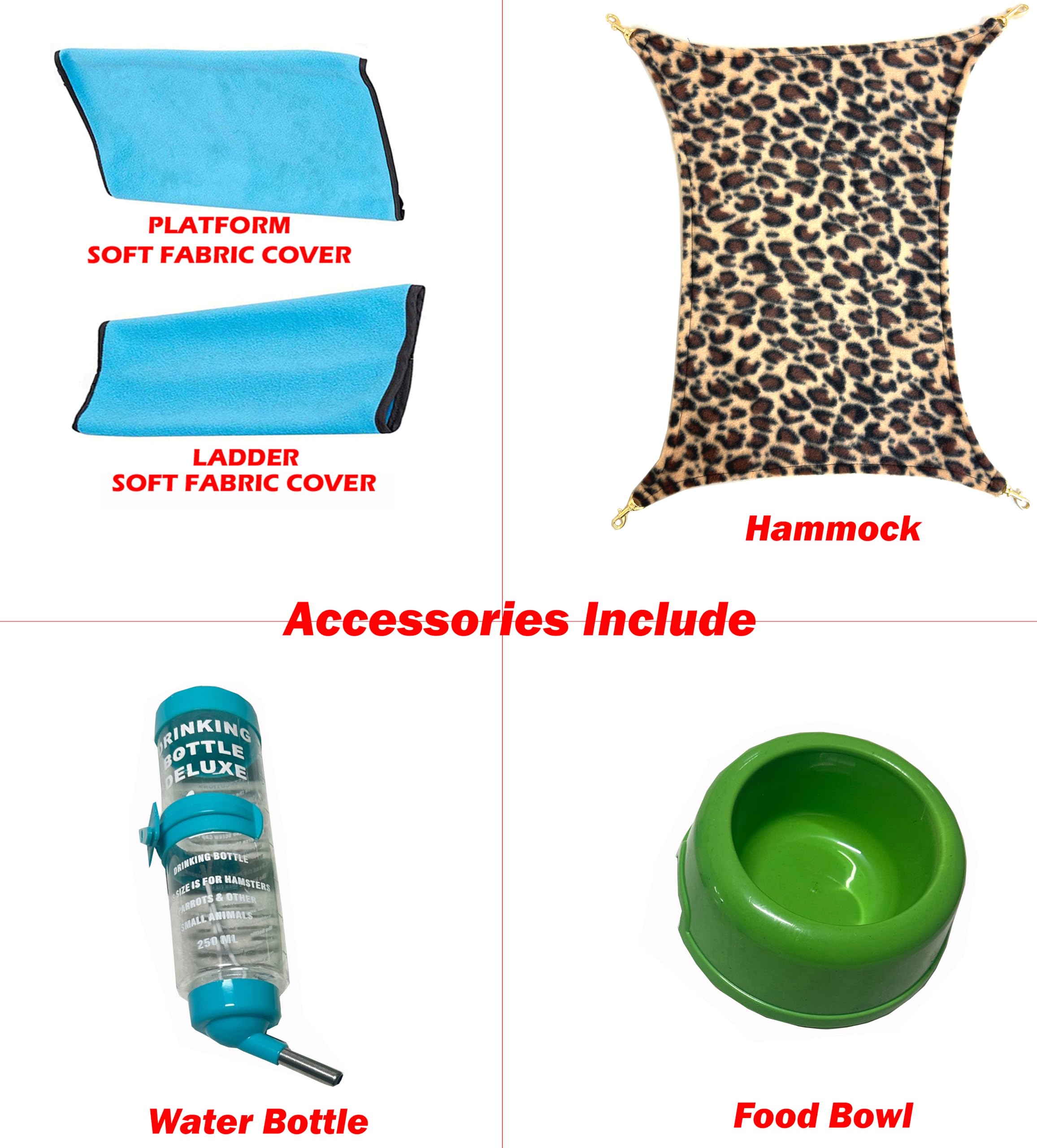 Hammock included with Mcage deluxe cage for cozy lounging