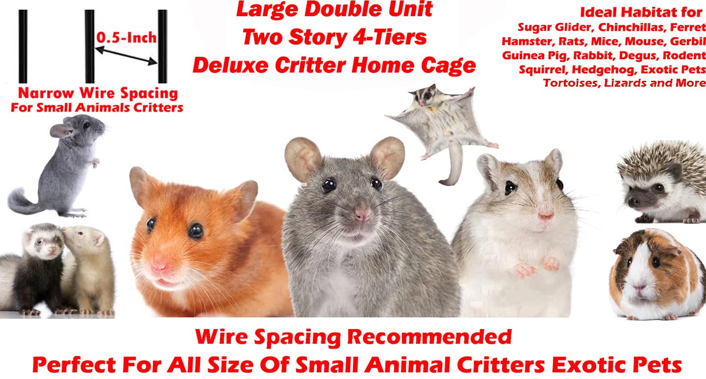 Mcage rolling casters on the deluxe cage for simple room-to-room movement