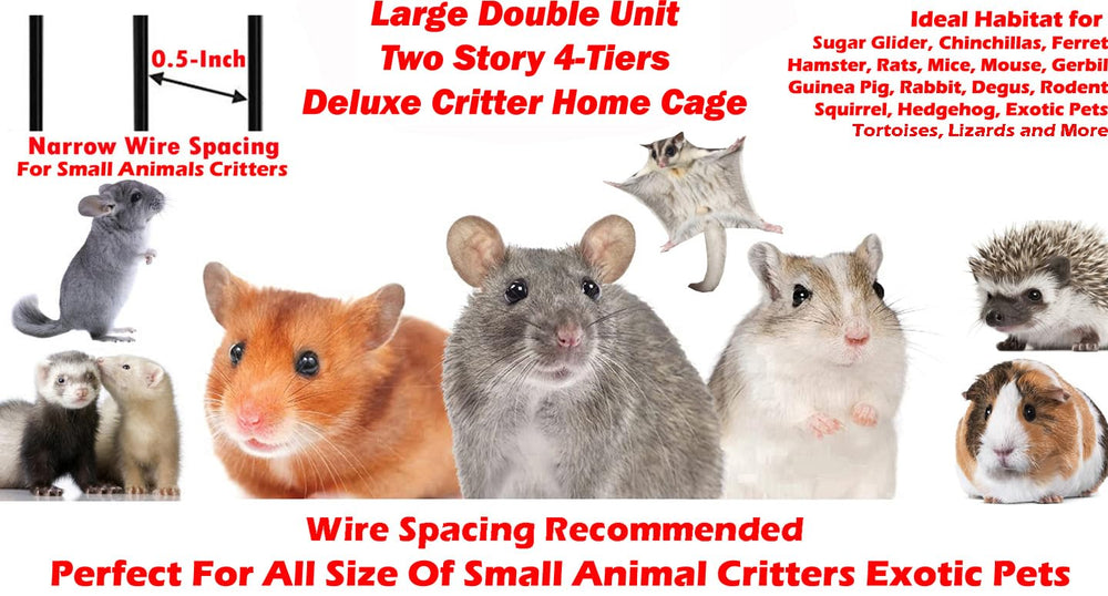 Mcage rolling casters on the deluxe cage for simple room-to-room movement