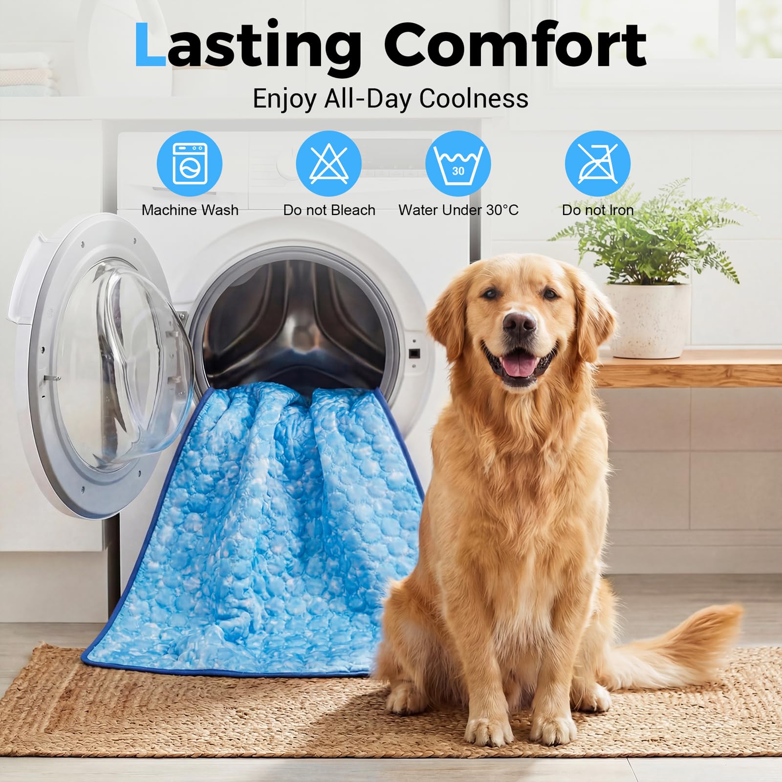 mcgskl dog cooling mat foldable portable design for travel