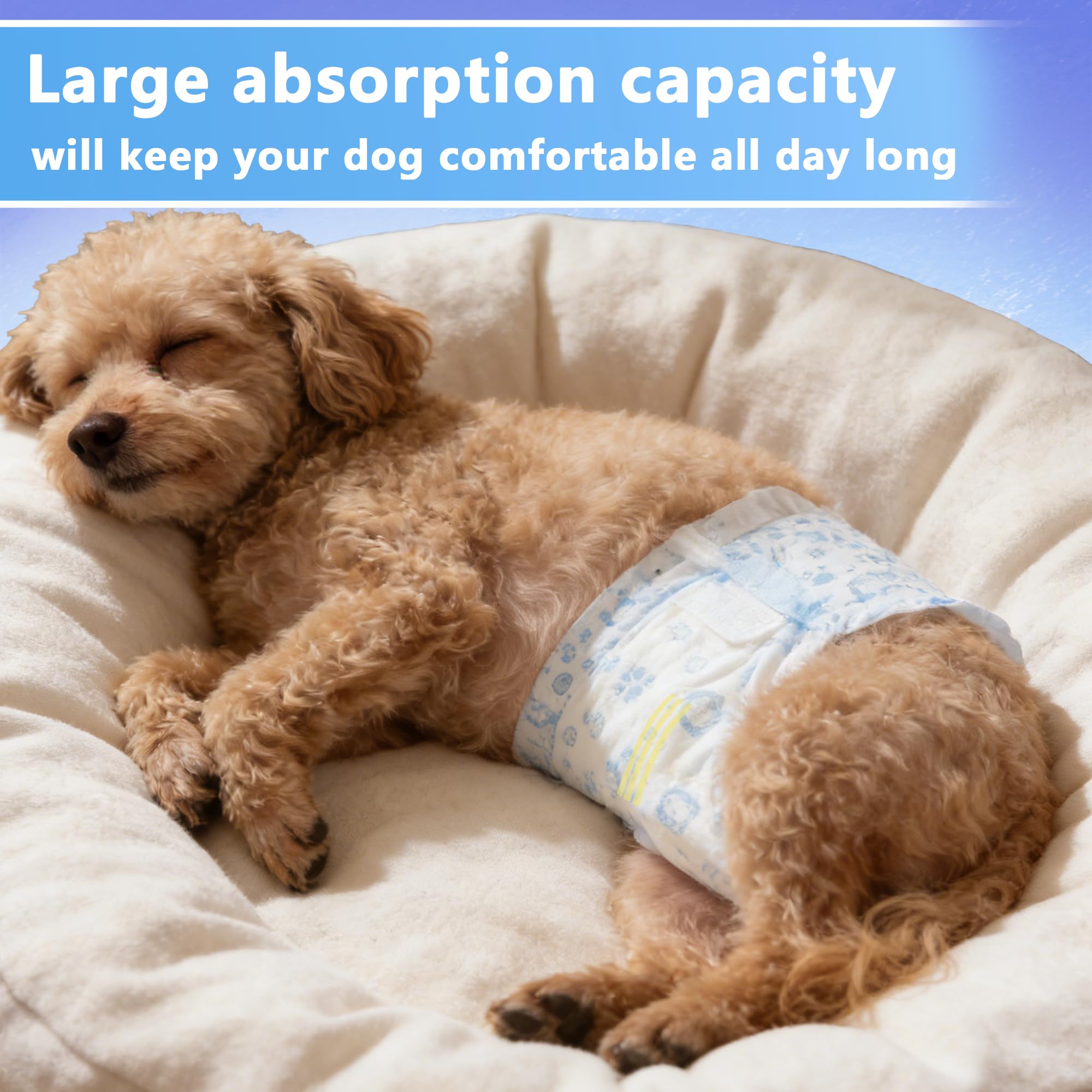 MCJAOHJG diapers for male dogs and puppies, versatile for excitatory urination.