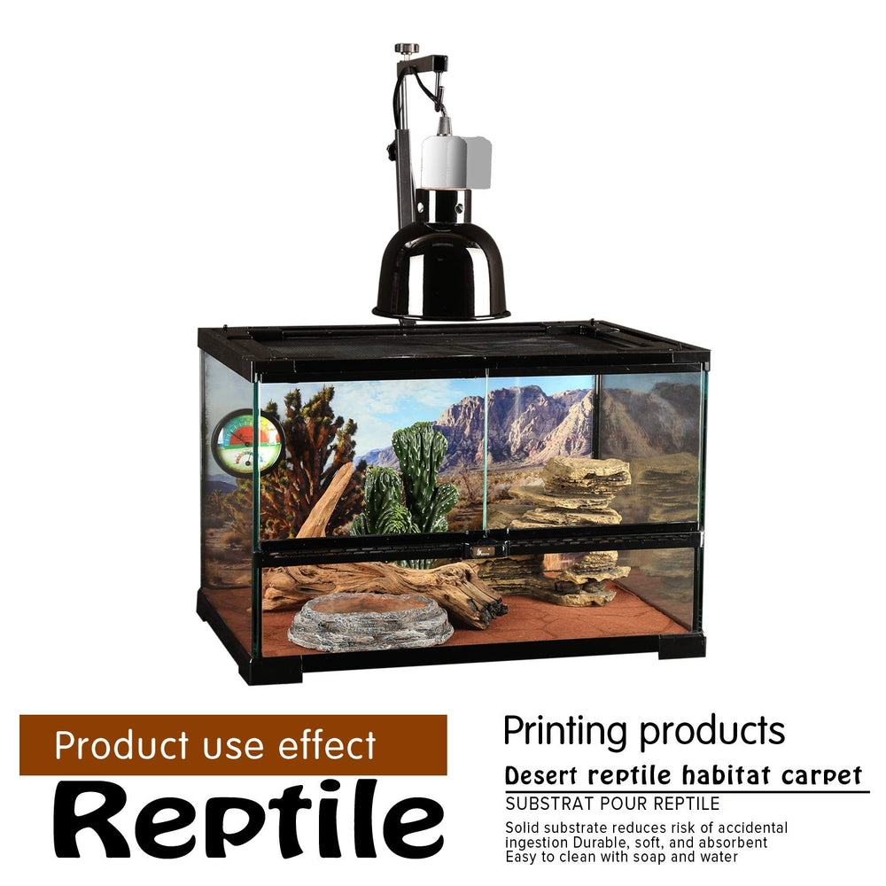 MCLANZOO soft terrarium mat provides multi-species comfort and reduced mess.