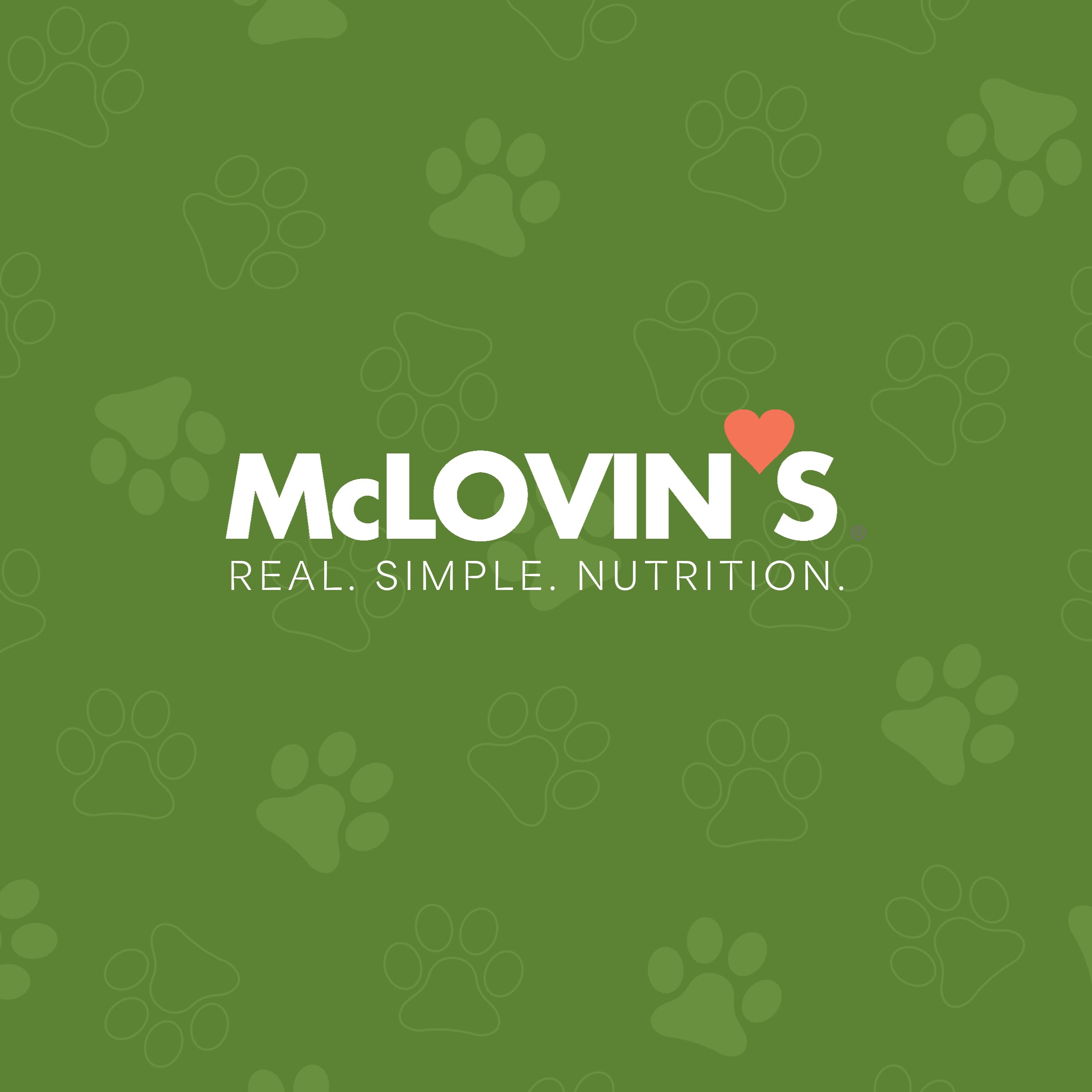 North America-sourced beef liver with McLovin's logo, small-batch quality.
