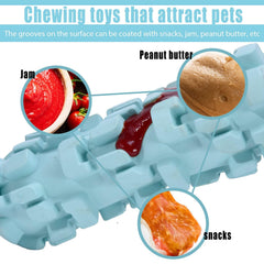 M.C.works interactive chew toy with treat-dispensing features for engagement.