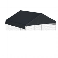 MDHAO 10x10 dog kennel top cover shields kennel from sun and rain