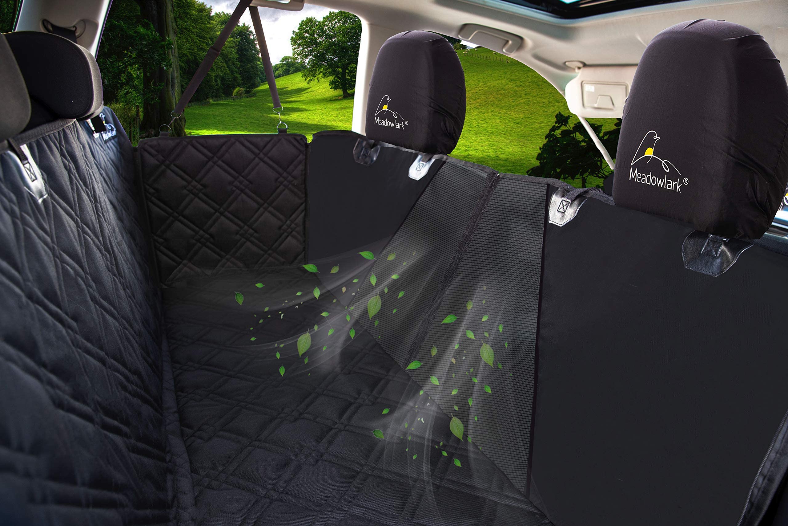 Meadowlark easy-clean material simplifies cleanup after muddy outings.