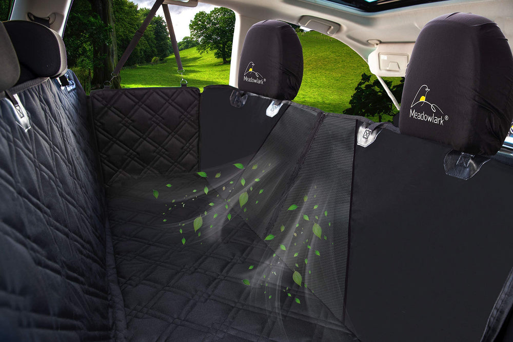 Meadowlark easy-clean material simplifies cleanup after muddy outings.