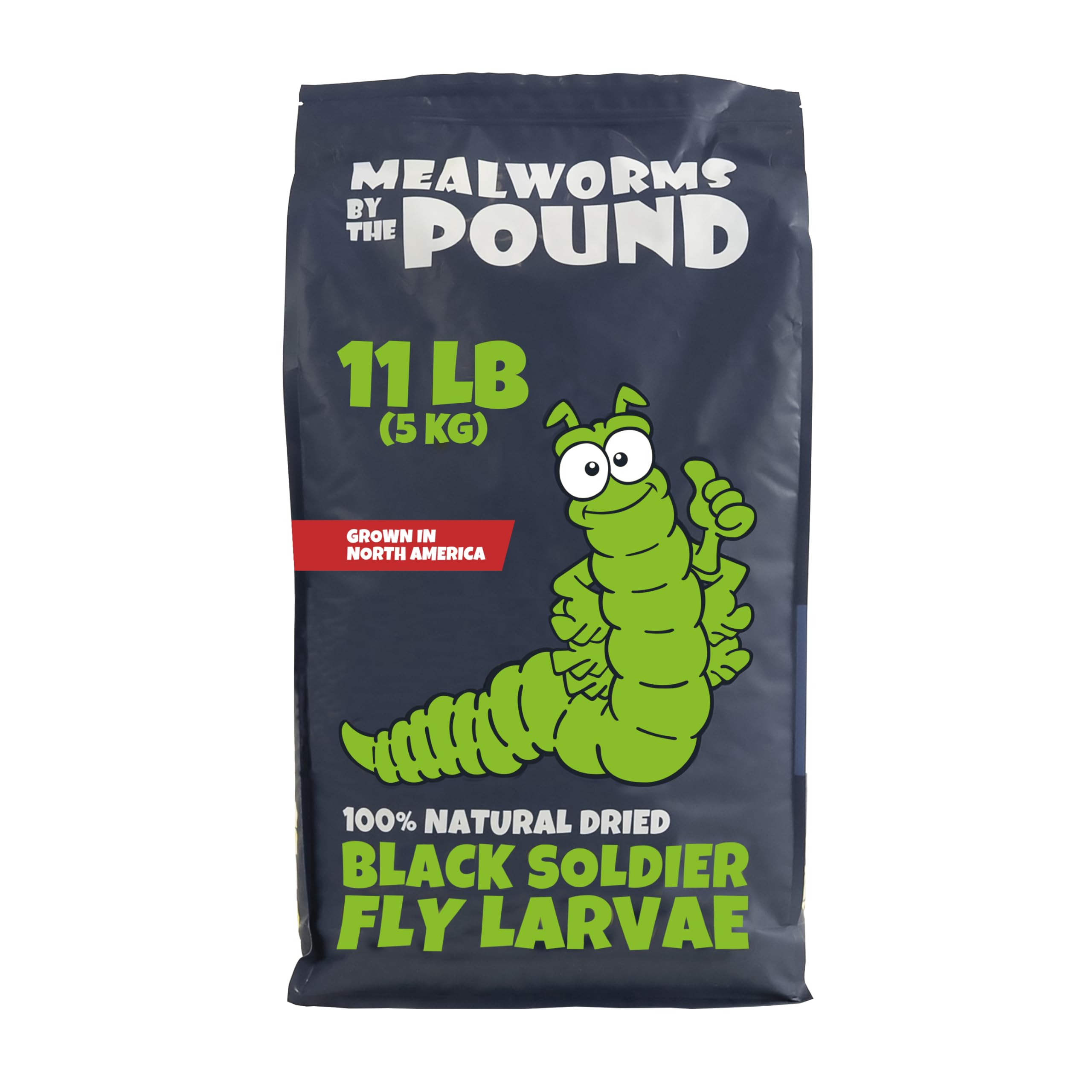 Mealworms by the Pound BSFL packaging showcases bulk, ready-to-use nutrition for poultry and reptiles.