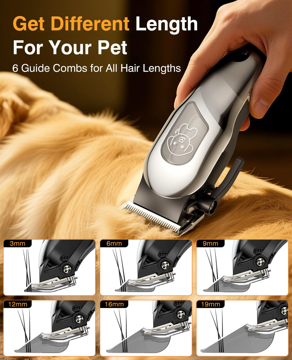 Mearens clipper ergonomic handle for comfortable, steady grooming sessions.