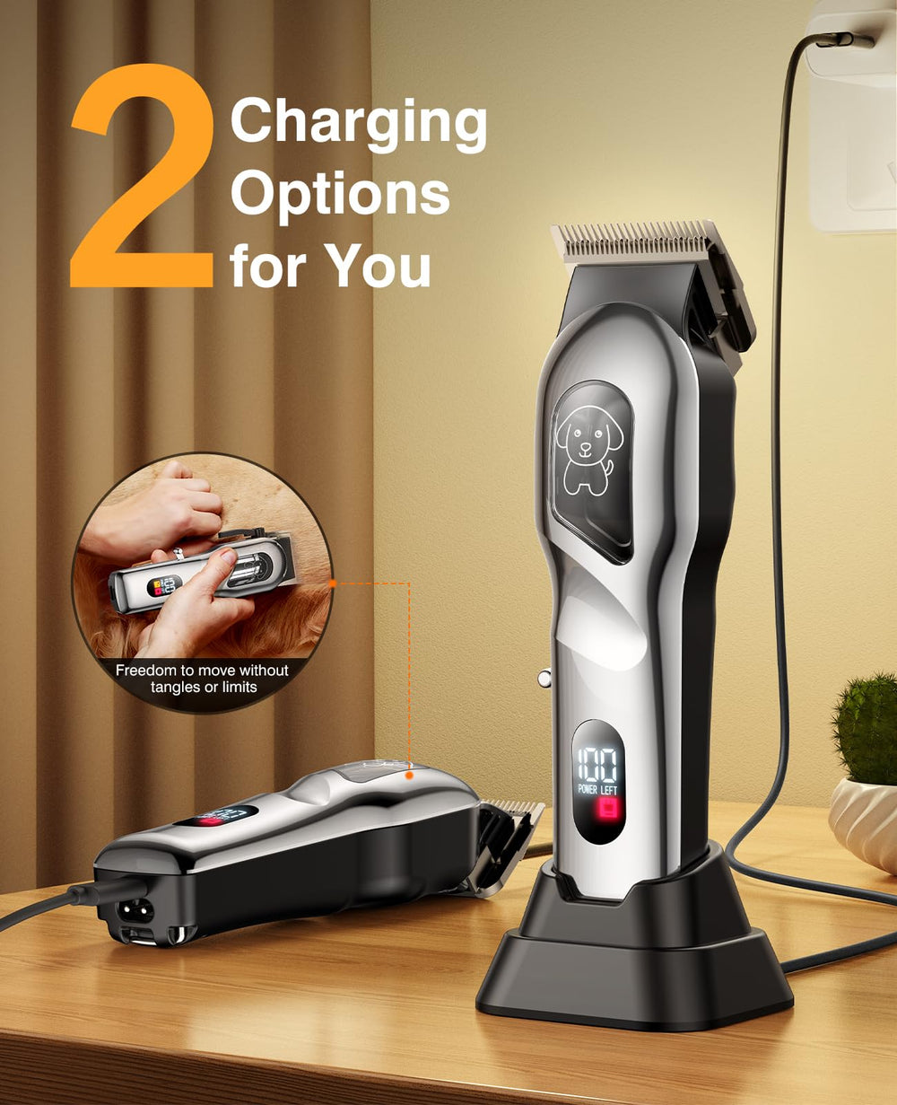 Mearens grooming kit contents shown for a complete at-home setup.