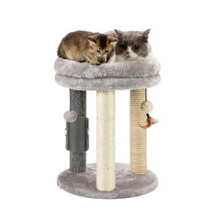 MECOOL 4-in-1 cat tree base and pole offer stable support for indoor cats.