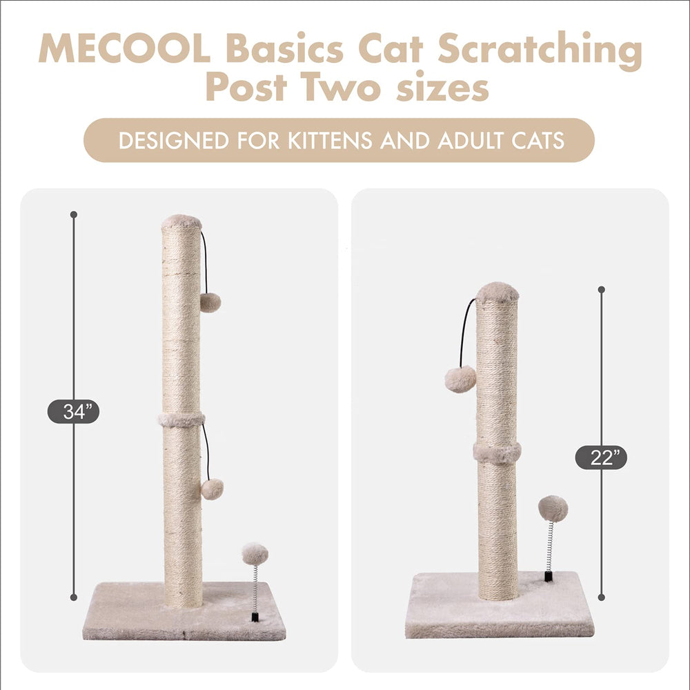 MECOOL easy-assemble post with screws included, quick setup.