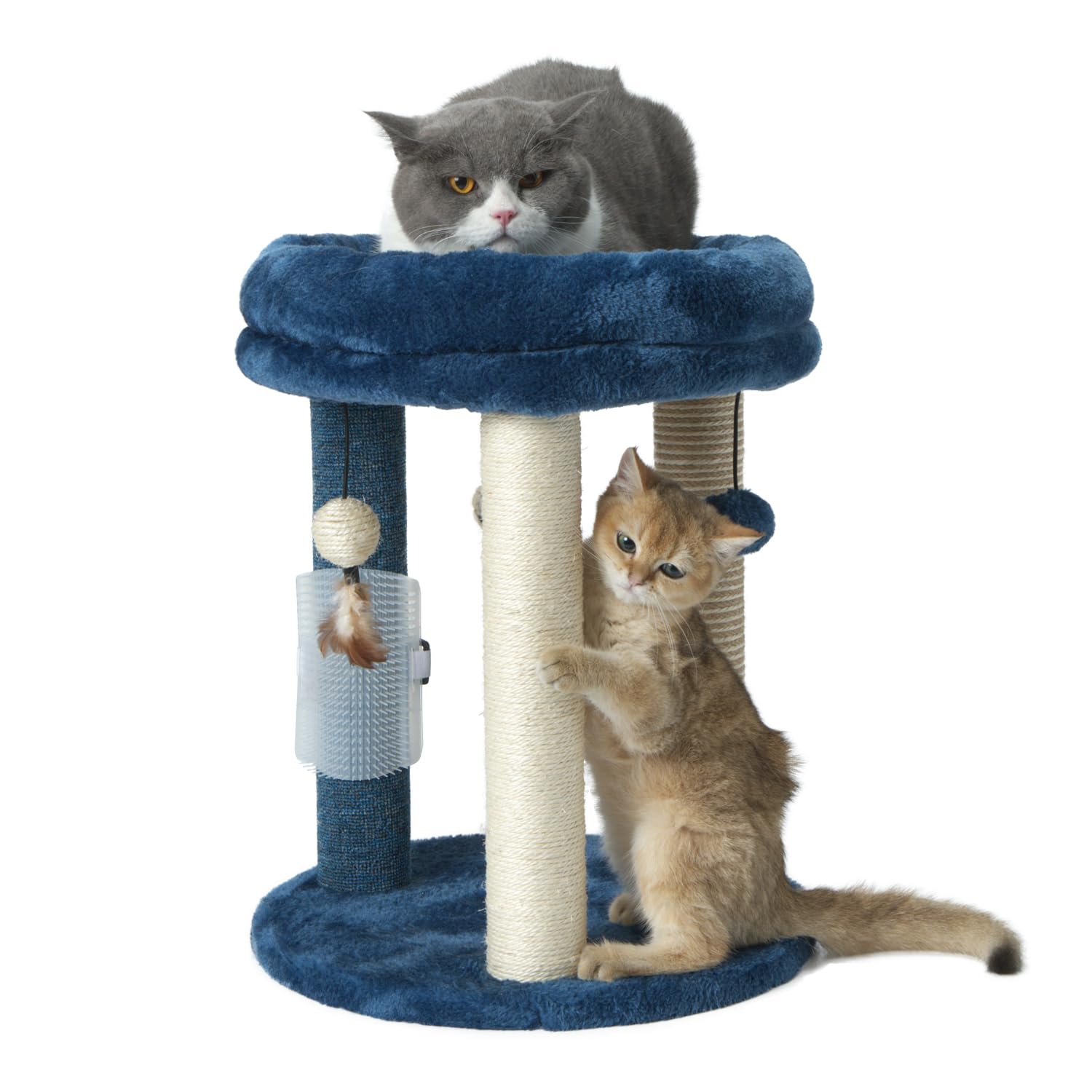 Stable base with triangular pillars ensures sturdy indoor use