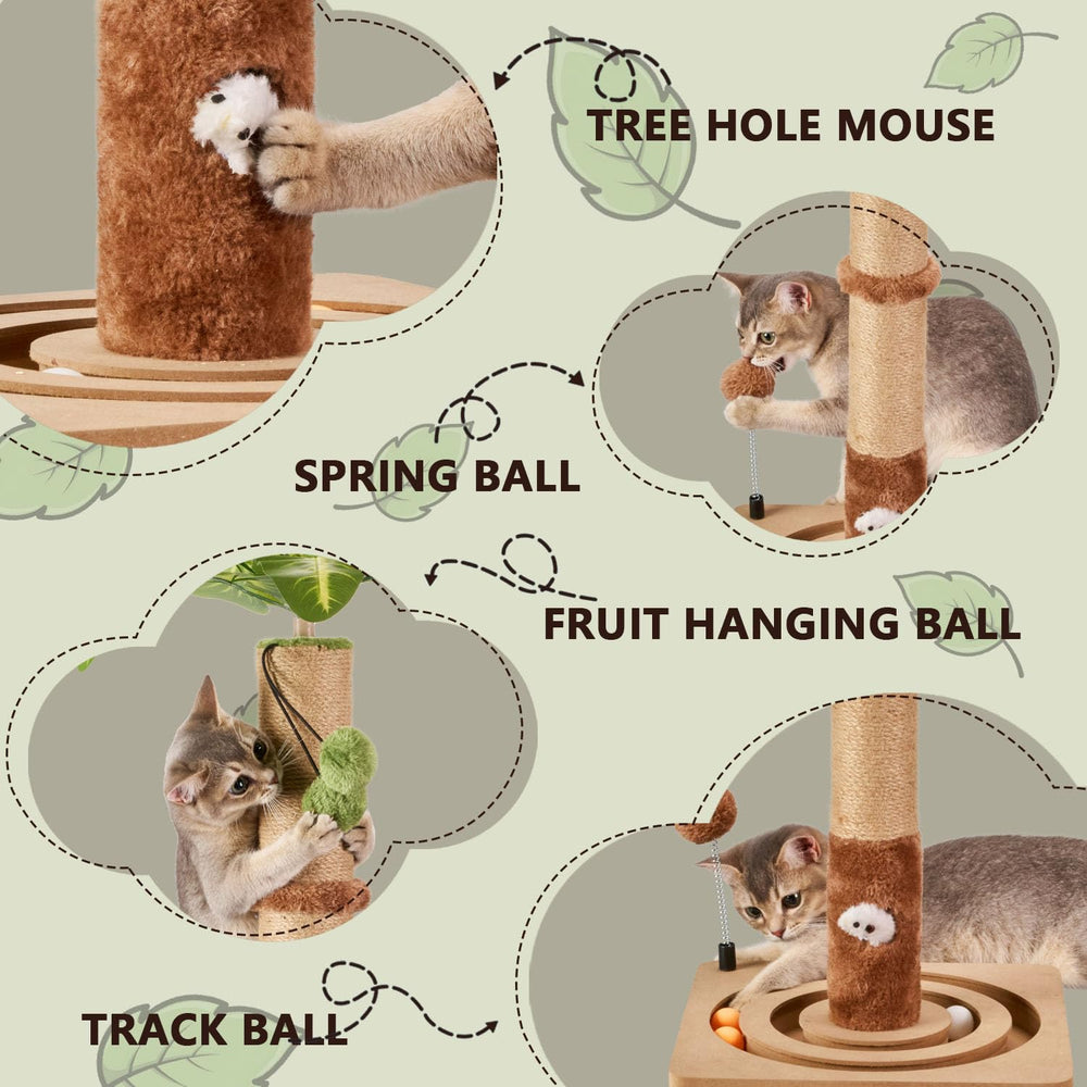 MECOOL plant toy pillar blends into home while inviting climbing and grabbing