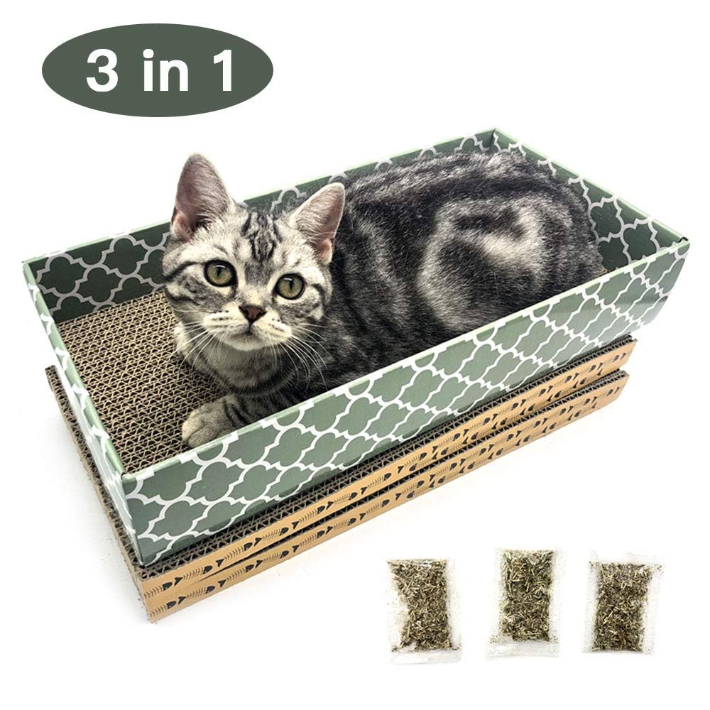 MECOOL lounge bed side view presents a cozy, decor-friendly pet nook