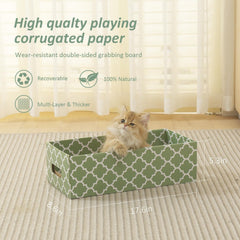 MECOOL Reversible Cardboard Surface extends scratch life for cats.