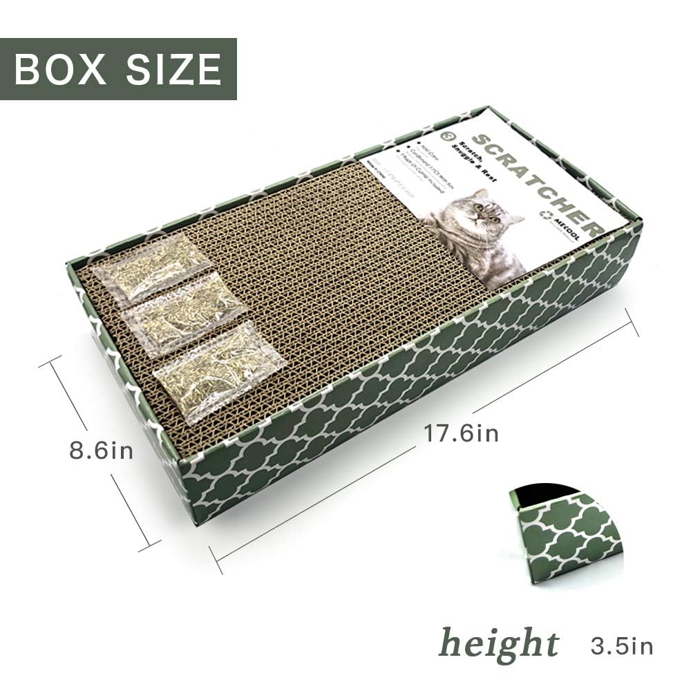 MECOOL scratch box view demonstrates a practical design to train cats away from furniture