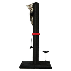 MECOOL sisal scratch post base offers stable indoor scratching surface.