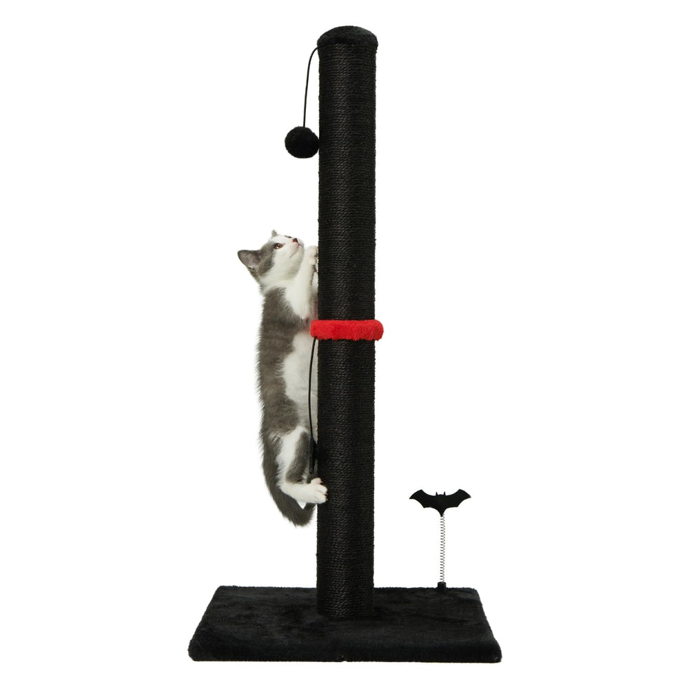 MECOOL plush top offers friendly engagement during cats' playtime.