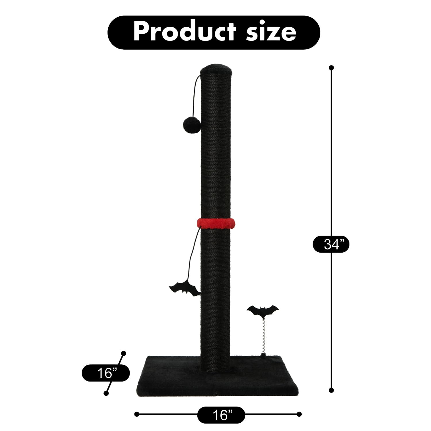 MECOOL vertical scratcher helps protect furniture from claws.