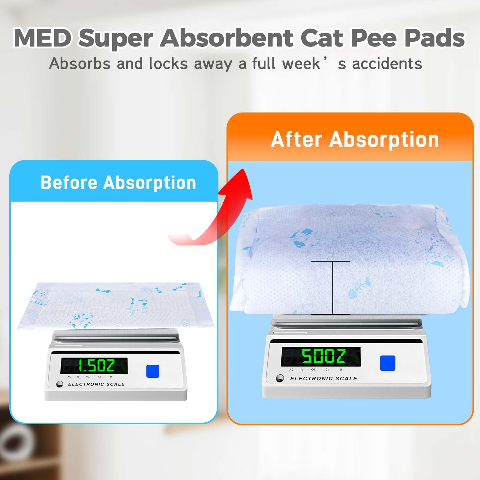 MED 100-count pack offers great value for households with multiple cats.