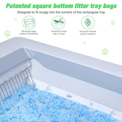 MED liner with anti-scratch cardboard barrier protects the bag during rake action