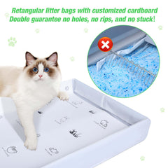 MED tear-resistant bags hold litter securely without holes or rips
