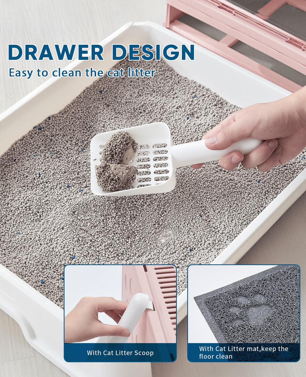 Medario Foldable design pink for compact storage and portable use.