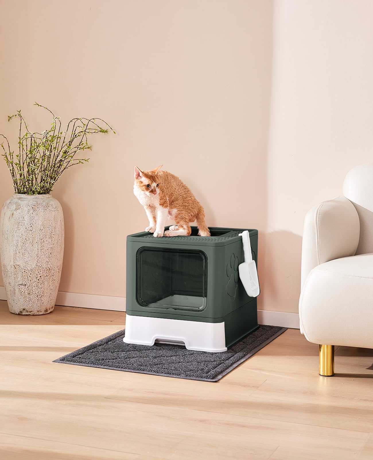 Medario stain resistant plastic body for durable cleaning