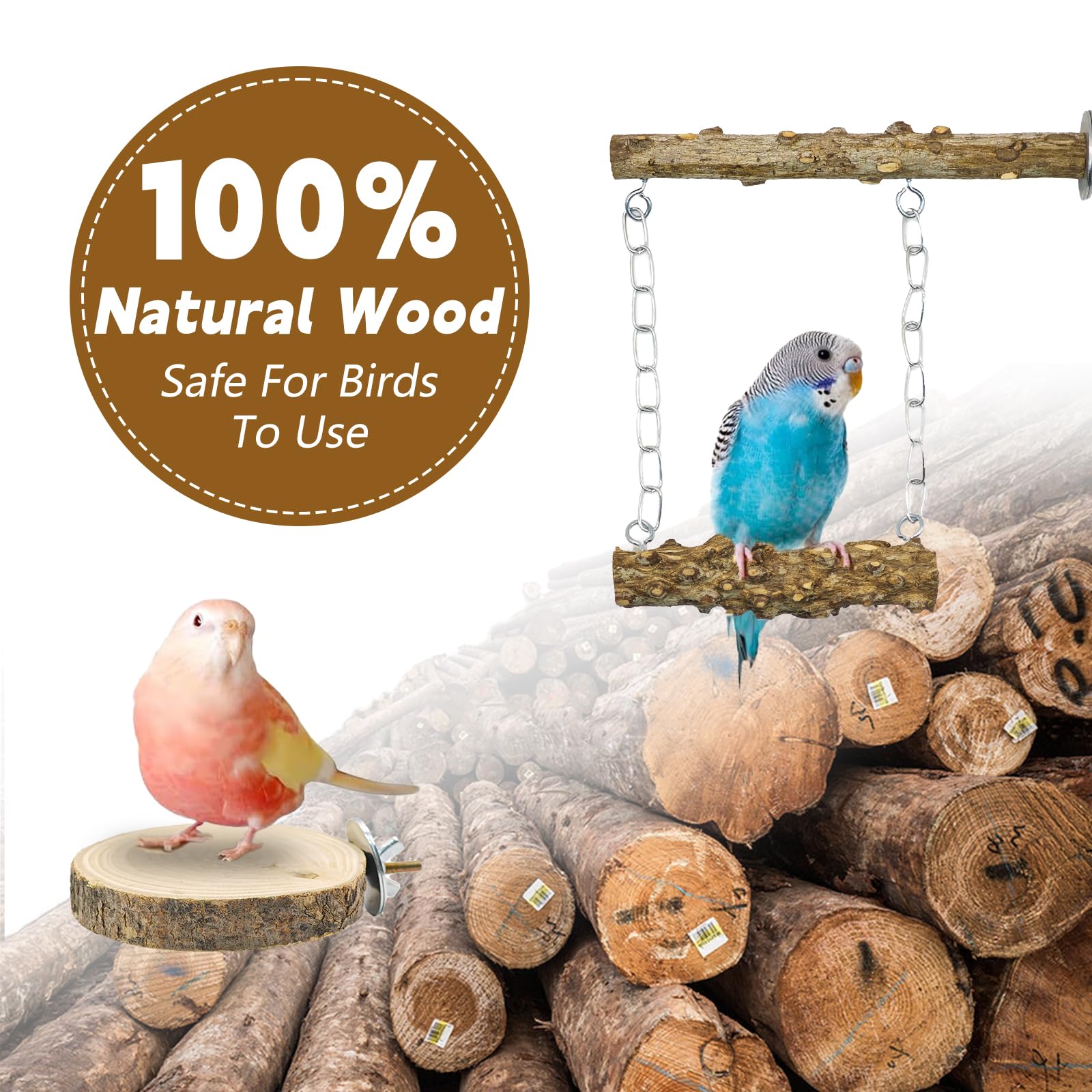 MEDHAW bird stands set enables versatile cage arrangements