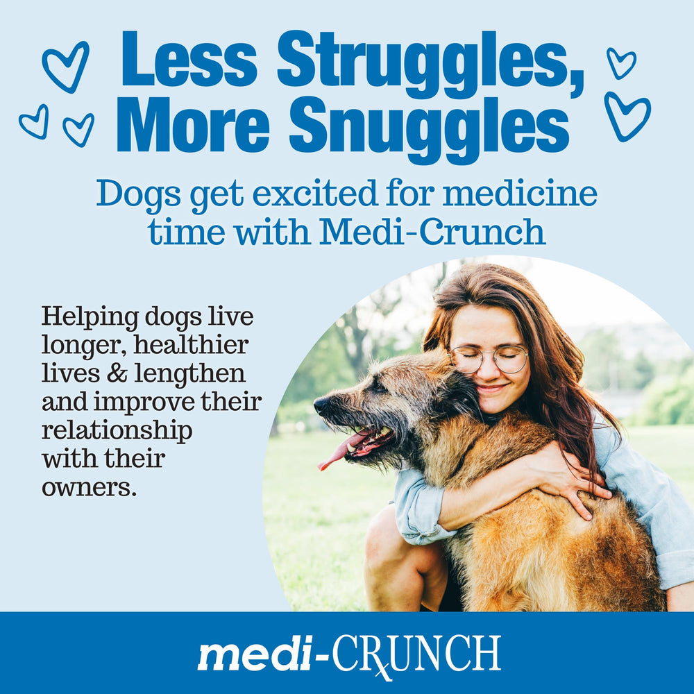 Medi-Crunch is hypoallergenic and meat-free for sensitive diets.