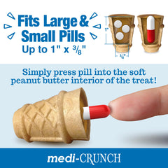Medi-Crunch helps picky eaters accept pills as treats.