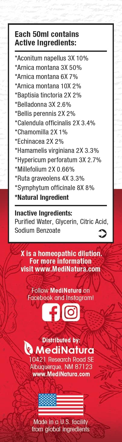 MediNatura T-Relief drops dispense for simple administration.