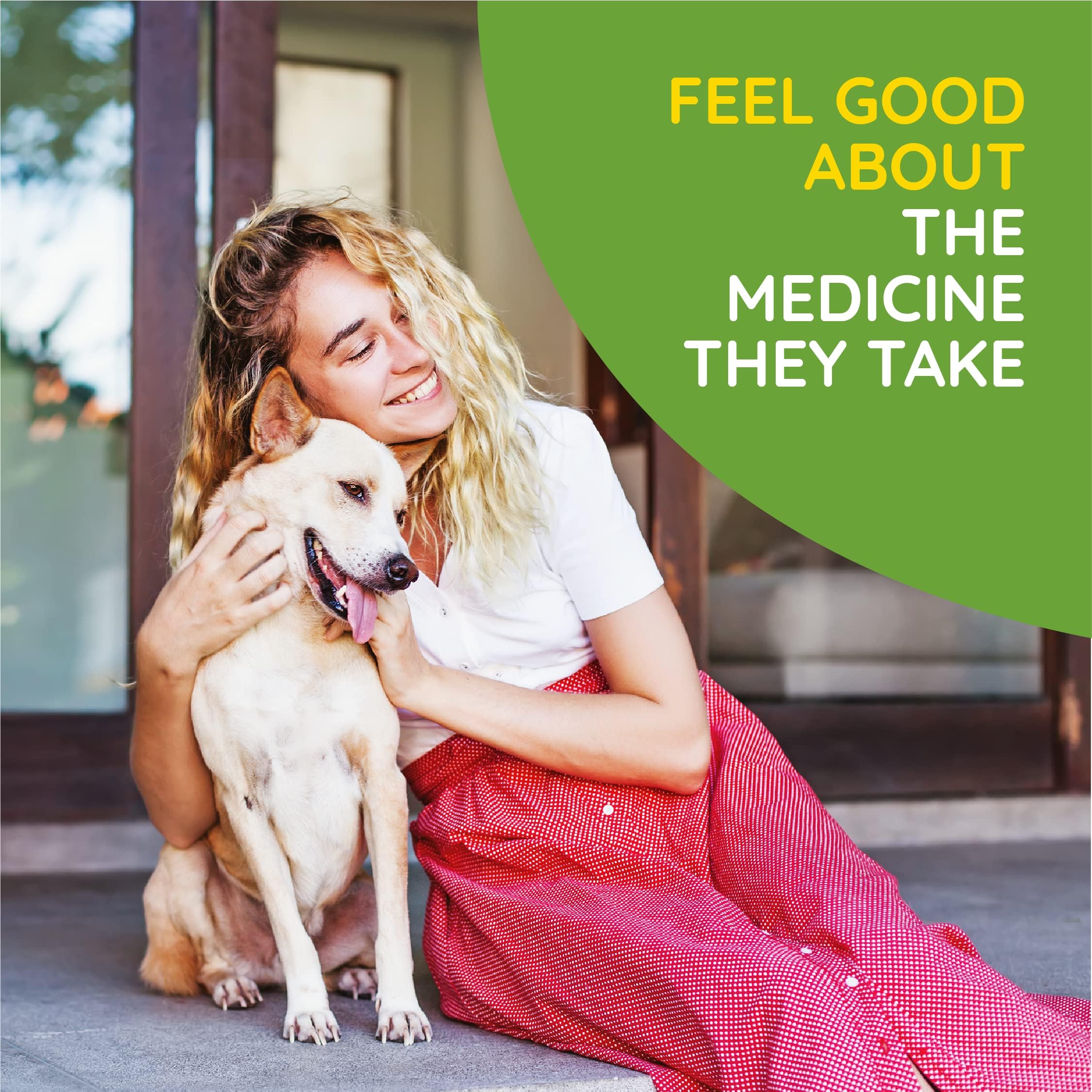 MediNatura T-Relief Drops pet happiness close-up conveys comfortable play and movement