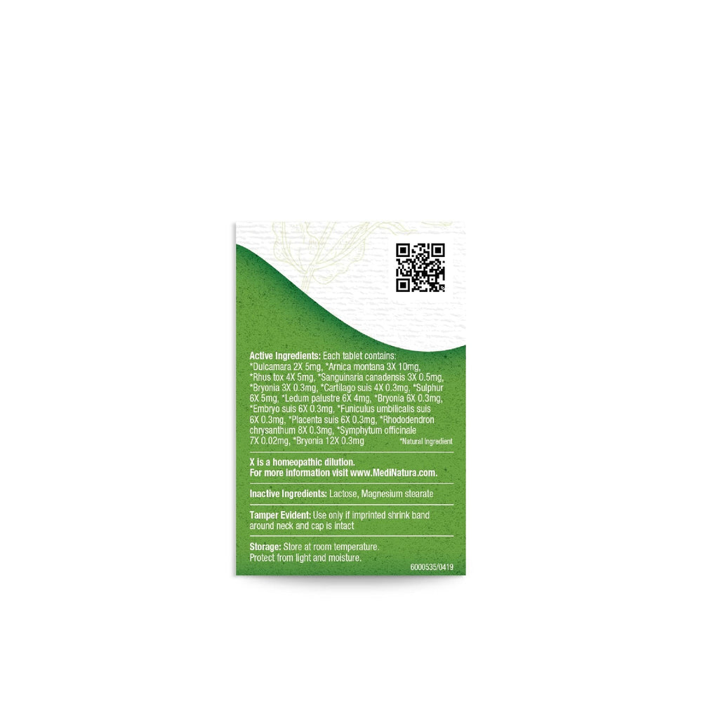 MediNatura T-Relief holistic veterinarian formulation shown on label.