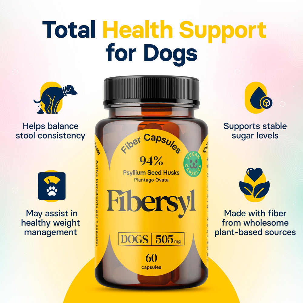 Medsmehappy FiberSyl anal gland support concept image implies comfort during bowel movements