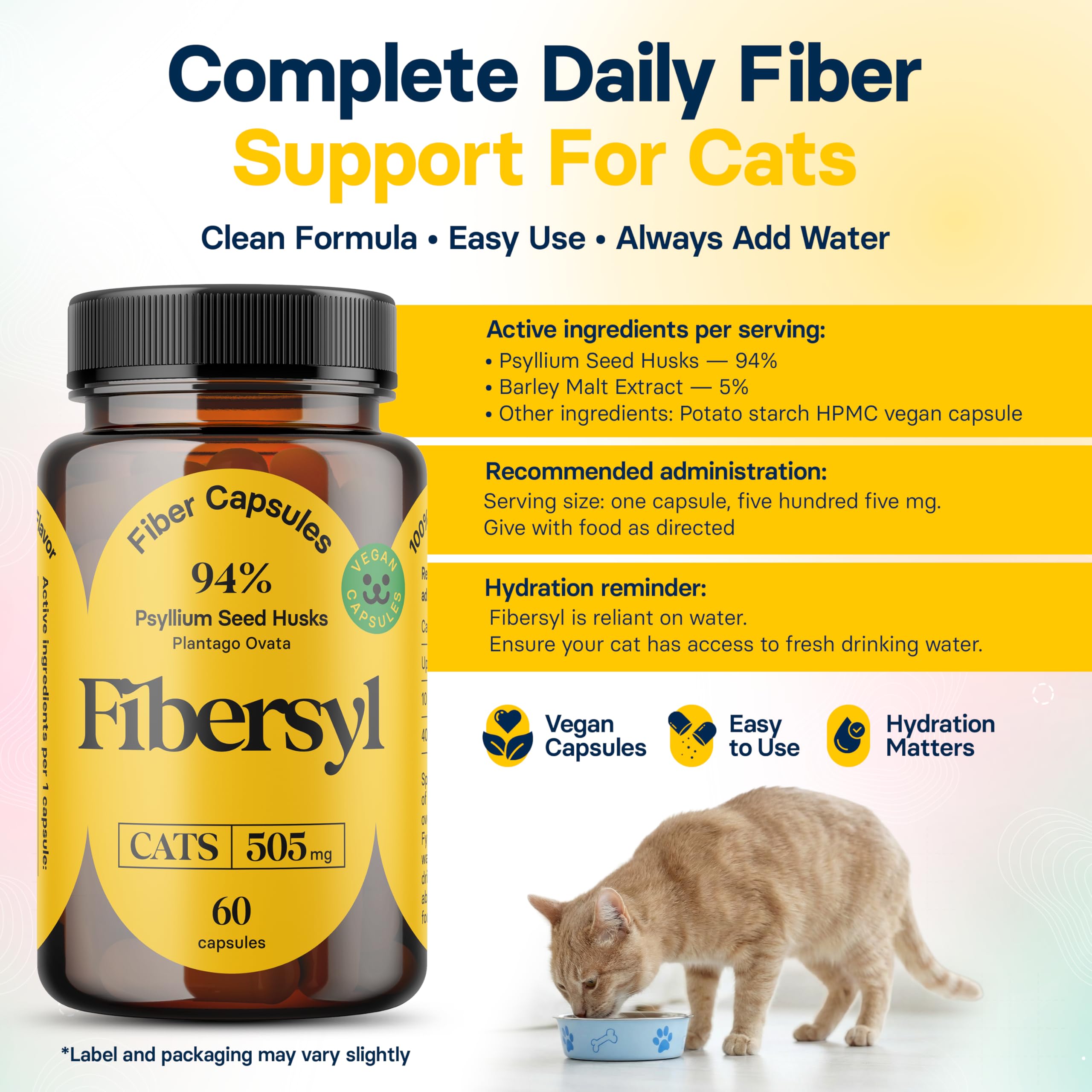 Medsmehappy FiberSyl packaging on shelf in cat health aisle