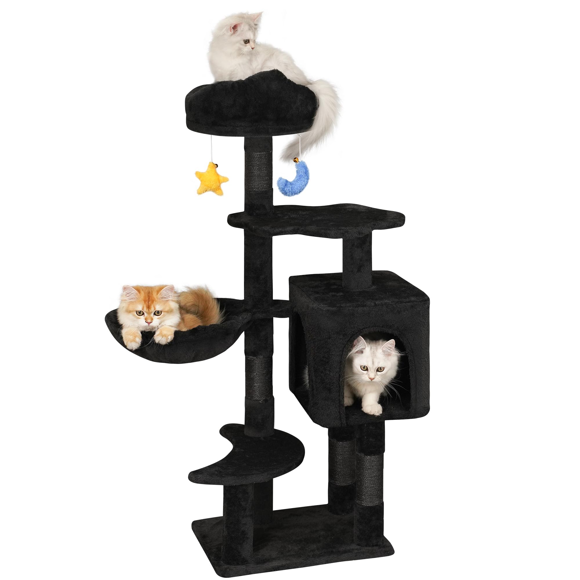 Meecal Gothic cloud bed cat tree offers cozy lounging and a stylish focal point.