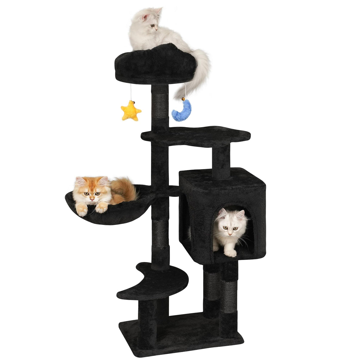 Meecal Gothic cloud bed cat tree offers cozy lounging and a stylish focal point.