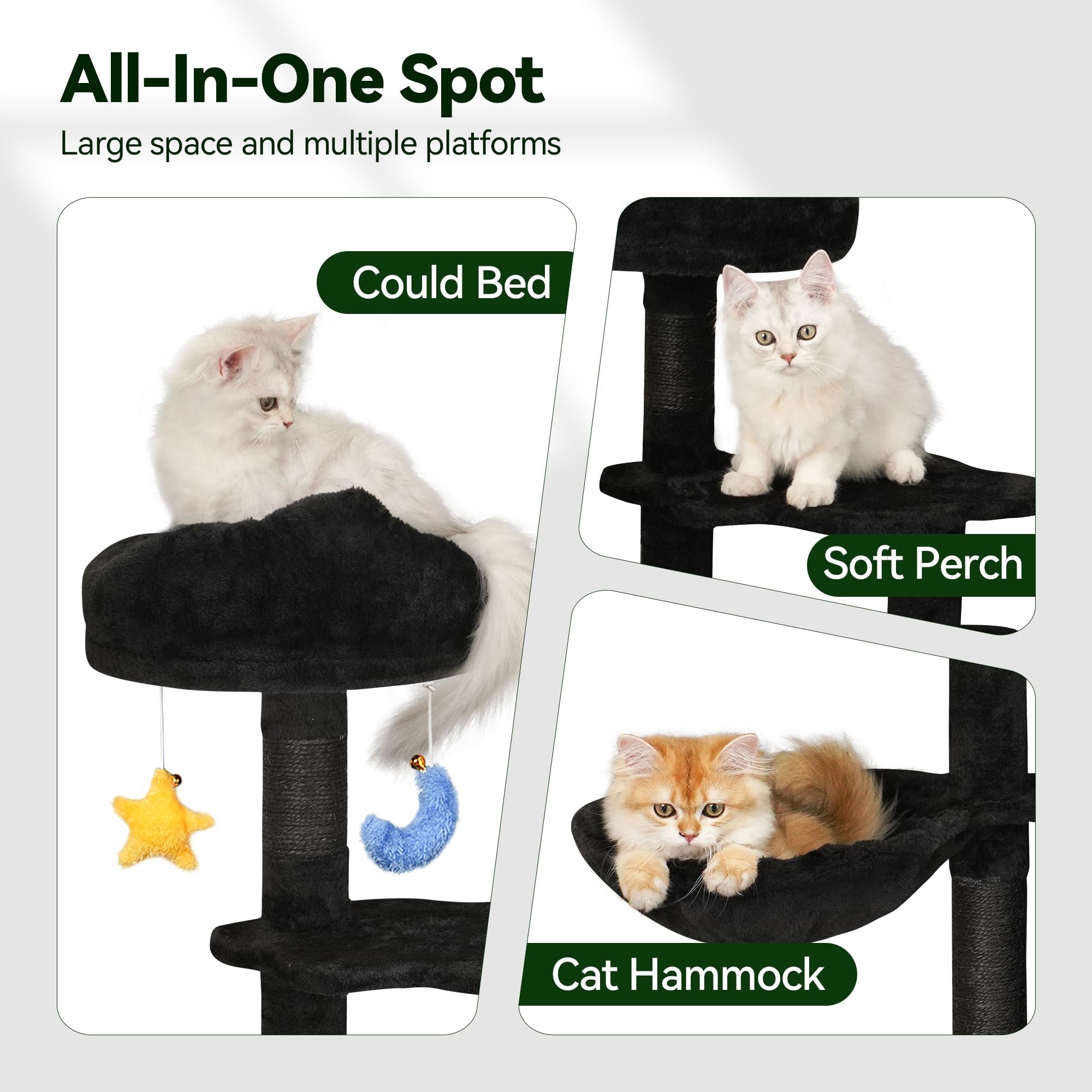 Meecal Gothic multi-level climb supports exercise and safe exploration.
