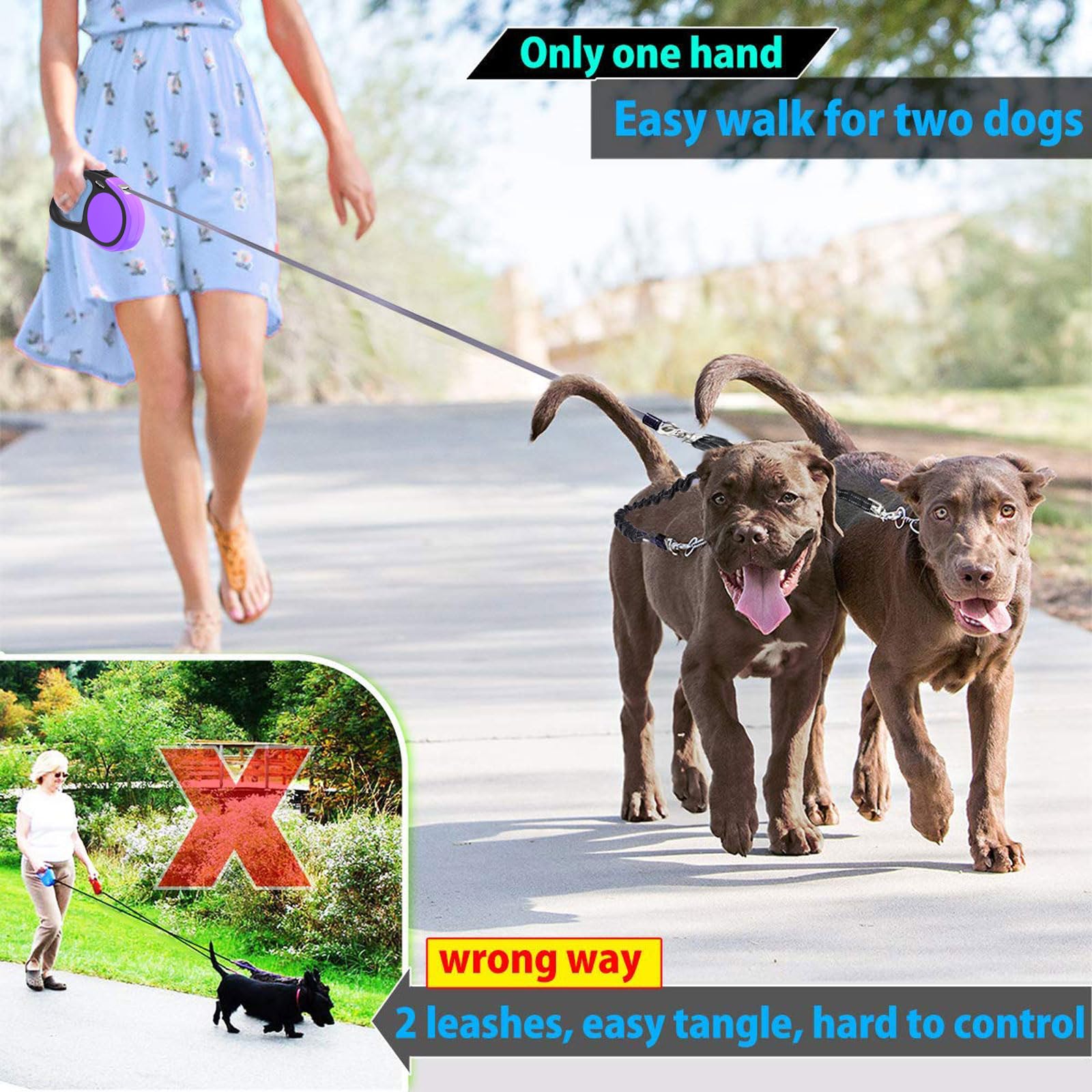 Meegood one handed lock system for quick length adjustments