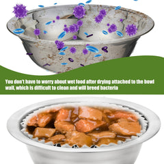 Meekoo liner inside bowl for a mess-free feeding