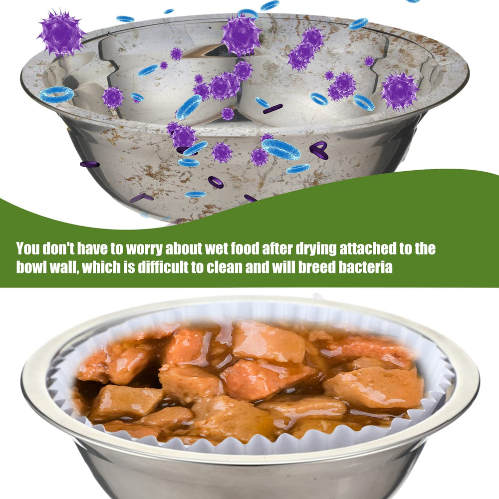 Meekoo liners keep bowls sanitary and simplify post-meal cleanup
