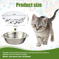 Meekoo coated paper liners fit standard bowls and prevent leaks
