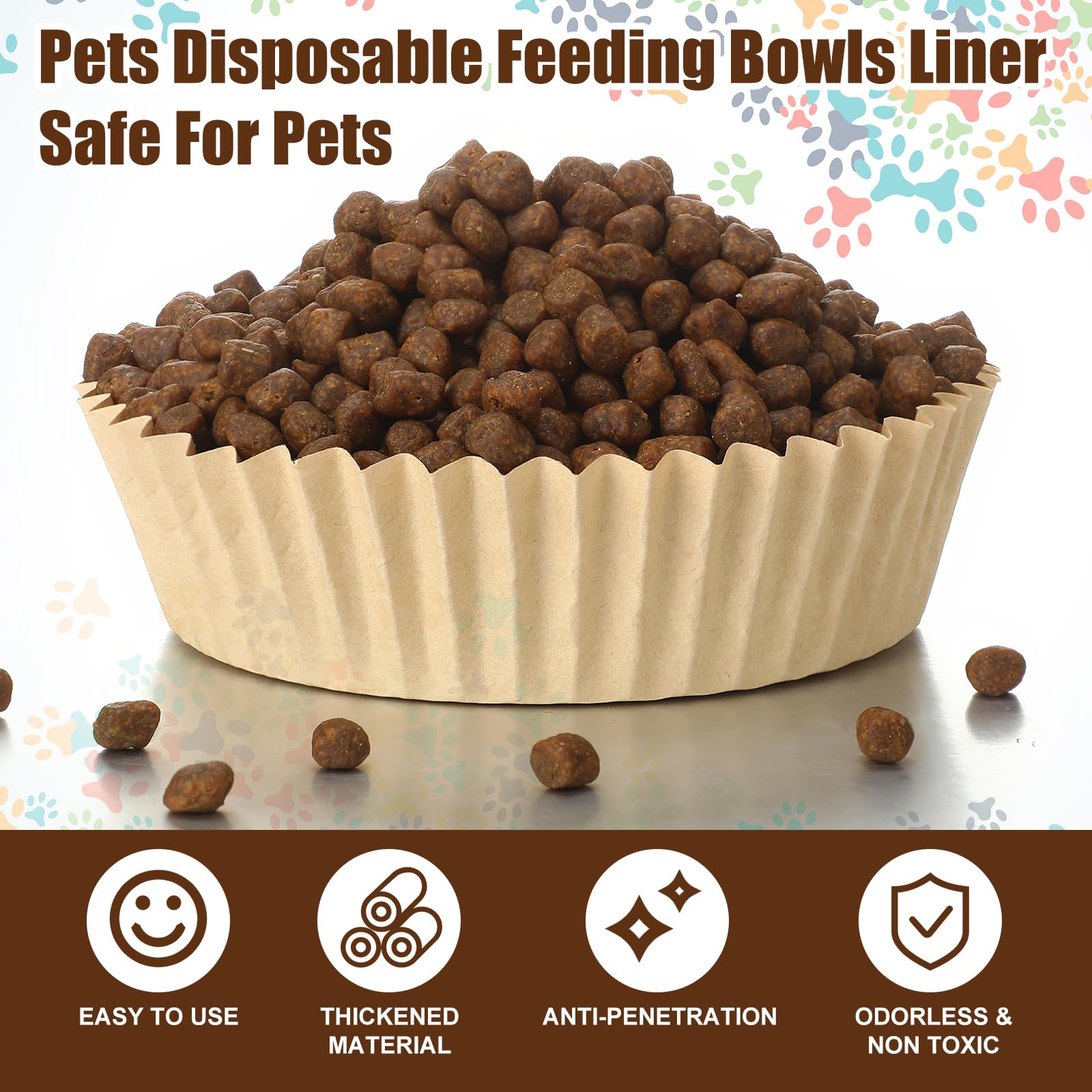 Meekoo coated-paper liners provide safety and reliability for pet meals.