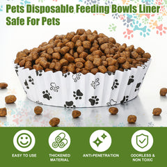 Meekoo disposable liner 4 inch by 1.2 inch for bowls