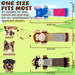 MeetYooo Elephant squeaker crinkle toy adds interactive appeal