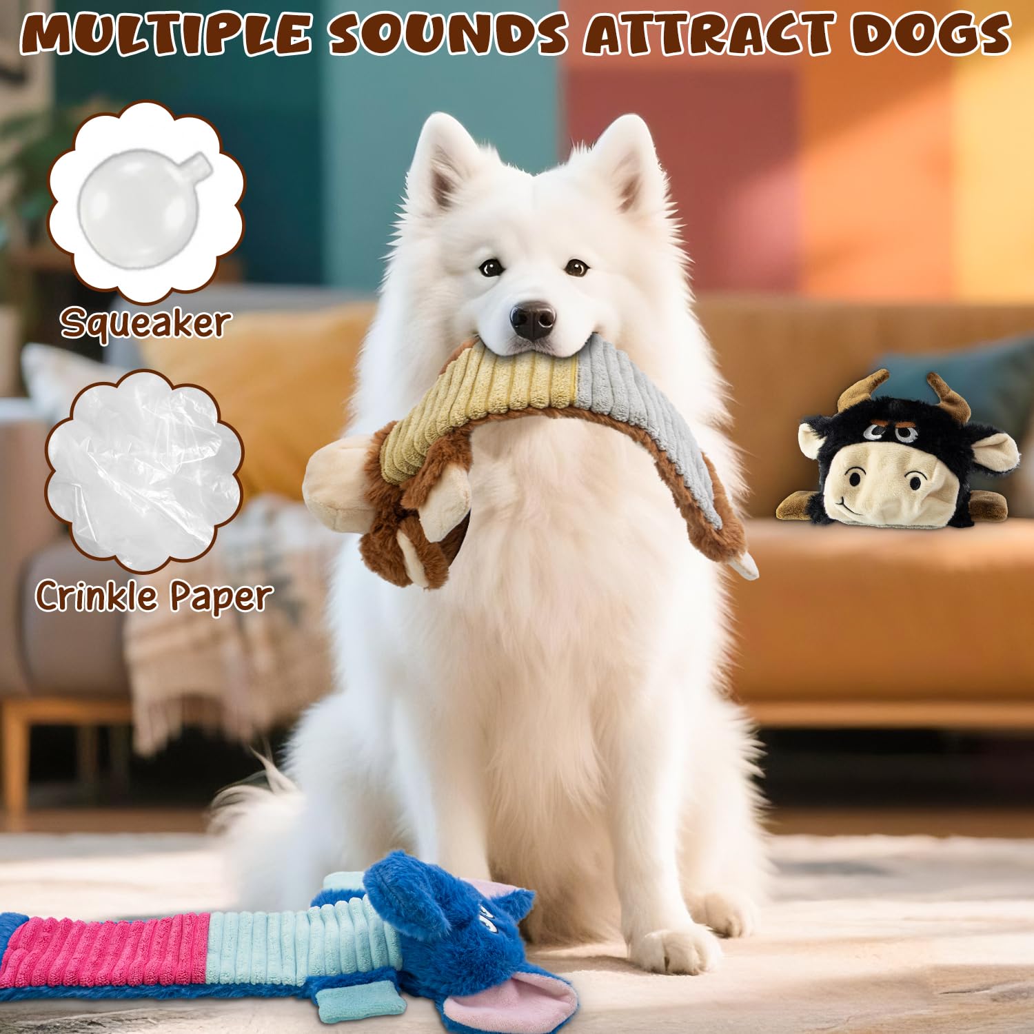 MeetYooo Monkey no-stuffing toy stimulates activity during play