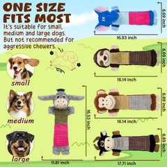 MeetYooo monkey plush dog toy promotes exercise and bonding