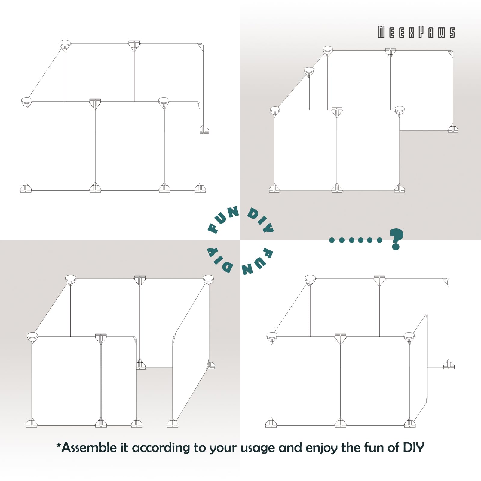 MEEXPAWS spill protection setup helps keep spaces cleaner